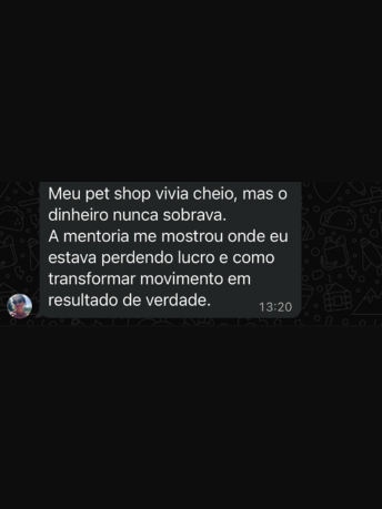 Feedback de aluna - transformar movimento em resultado